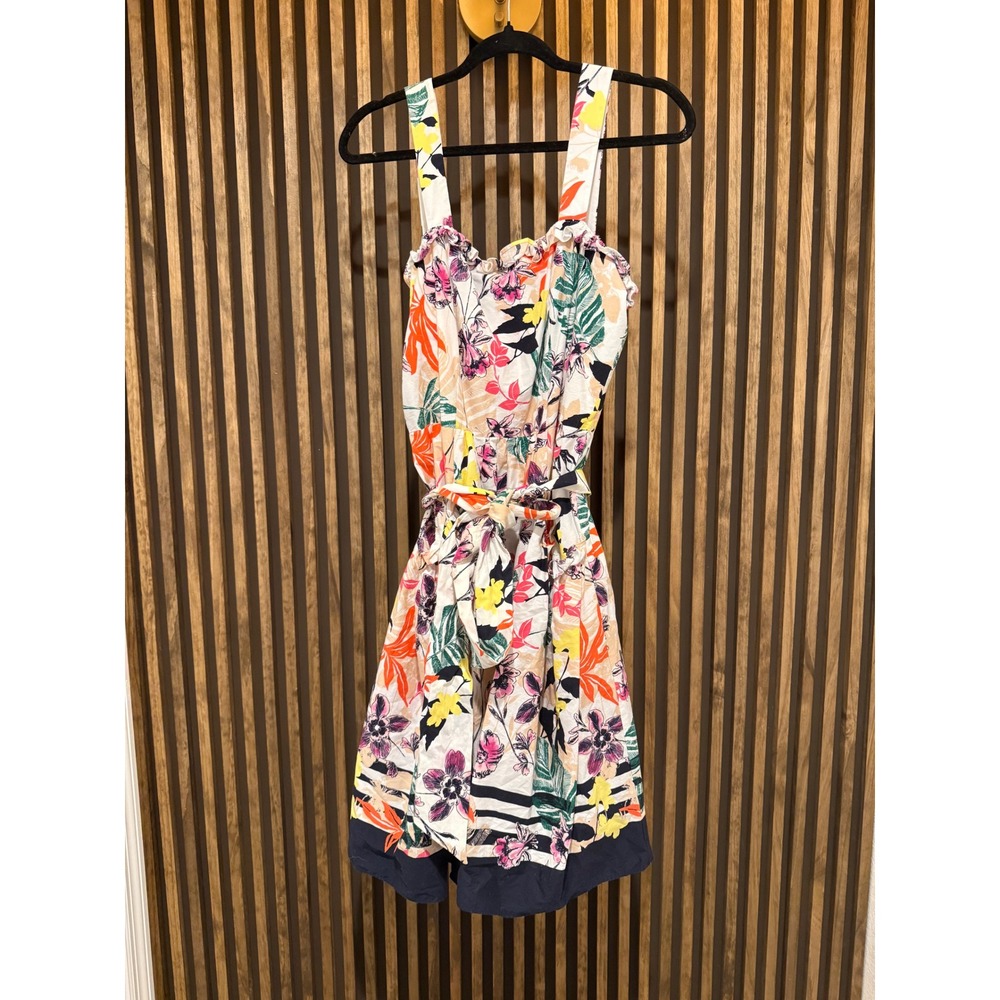 Vince Camuto Floral Print Sleeveless‎ Dress Women's Size 10 Colorful